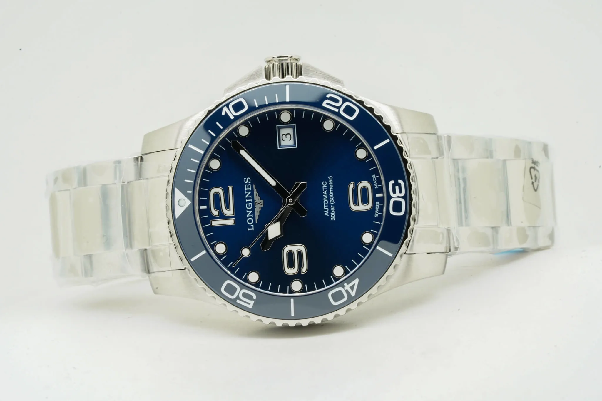 Longines HydroConquest L37804966 39mm Blue 12