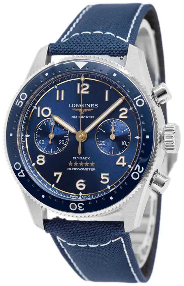 Longines Spirit L38214932 42mm Stainless steel Blue 1