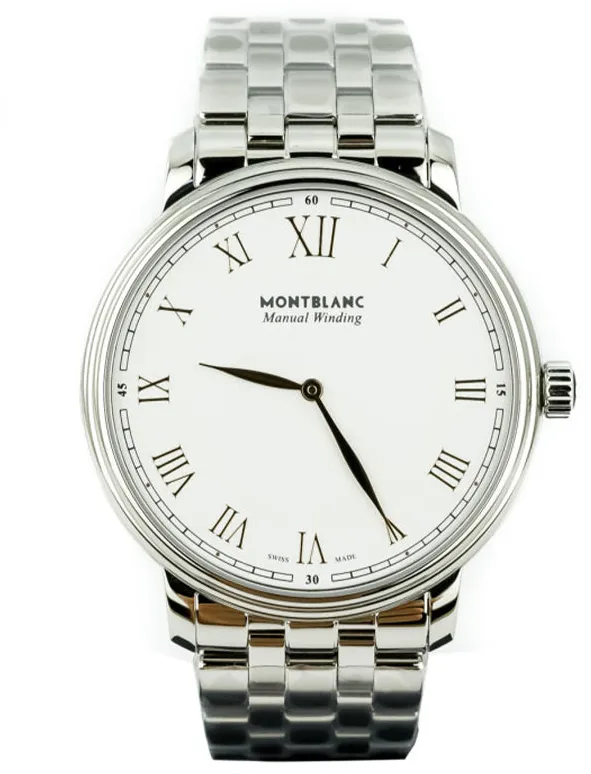 Montblanc Tradition 119963 40mm Stainless steel White