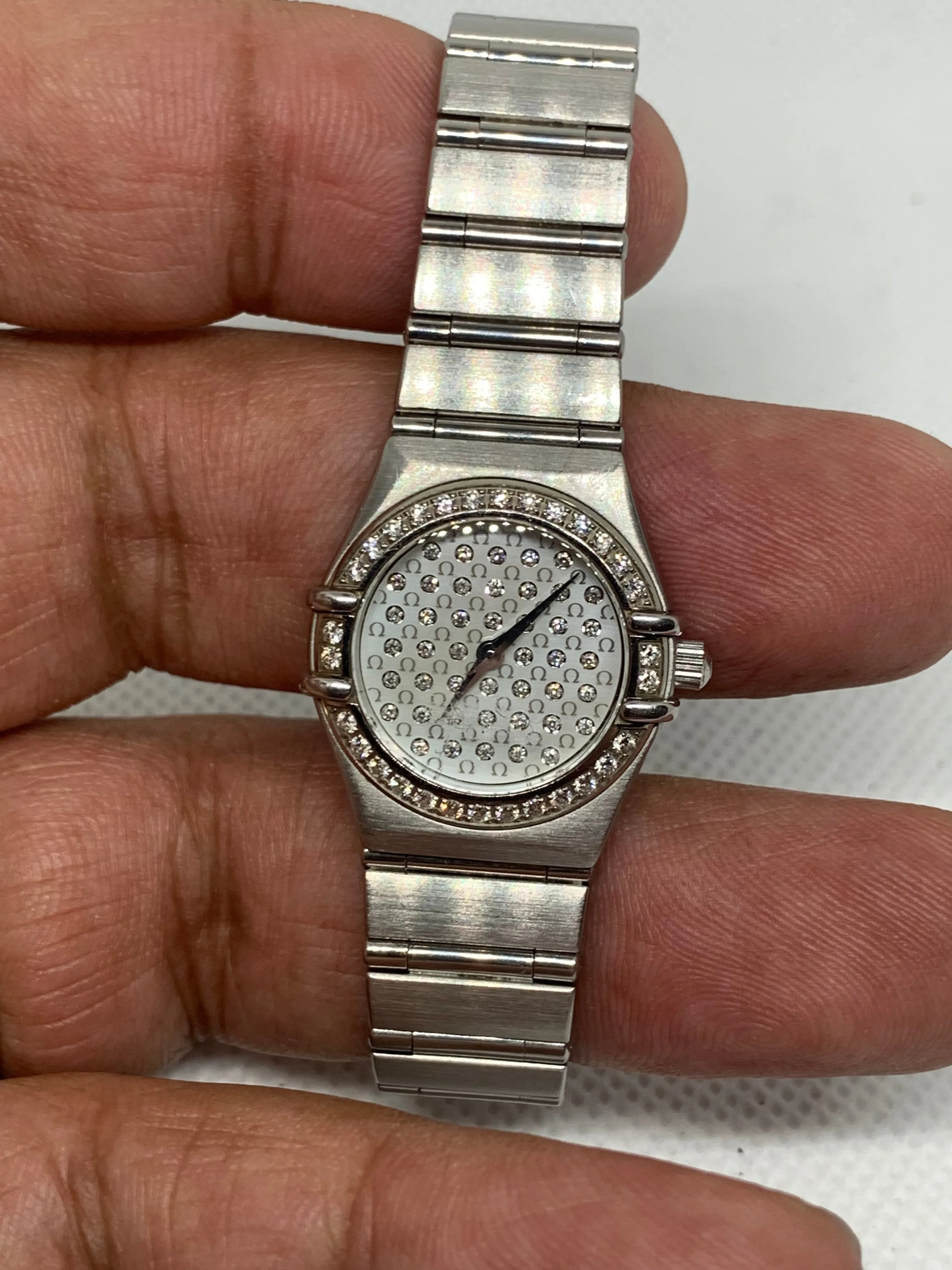 Omega Constellation Ladies 1455.77.00 22mm Stainless steel Mother-of-pearl