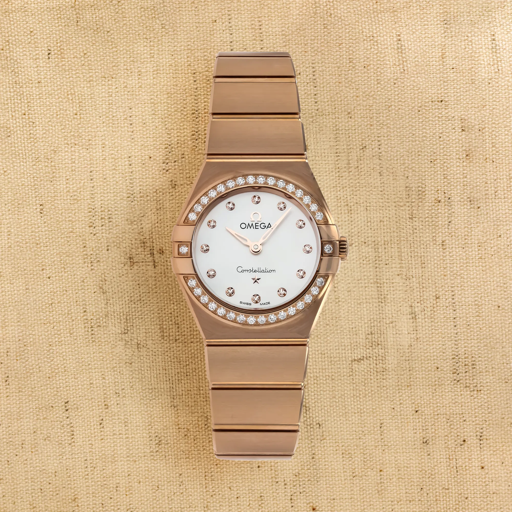 Omega Constellation O13155256055001 25mm Rose gold Mother-of-pearl