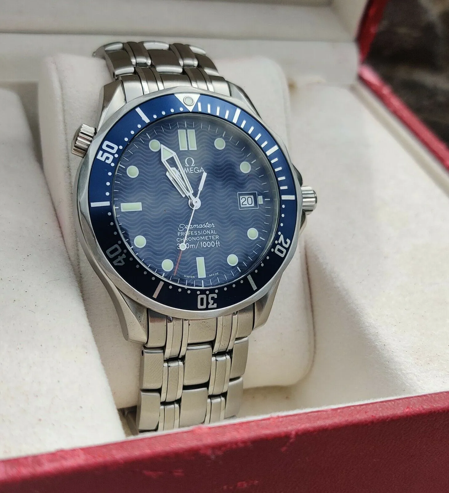 Omega Seamaster Diver 300M 300 41mm Stainless steel Blue