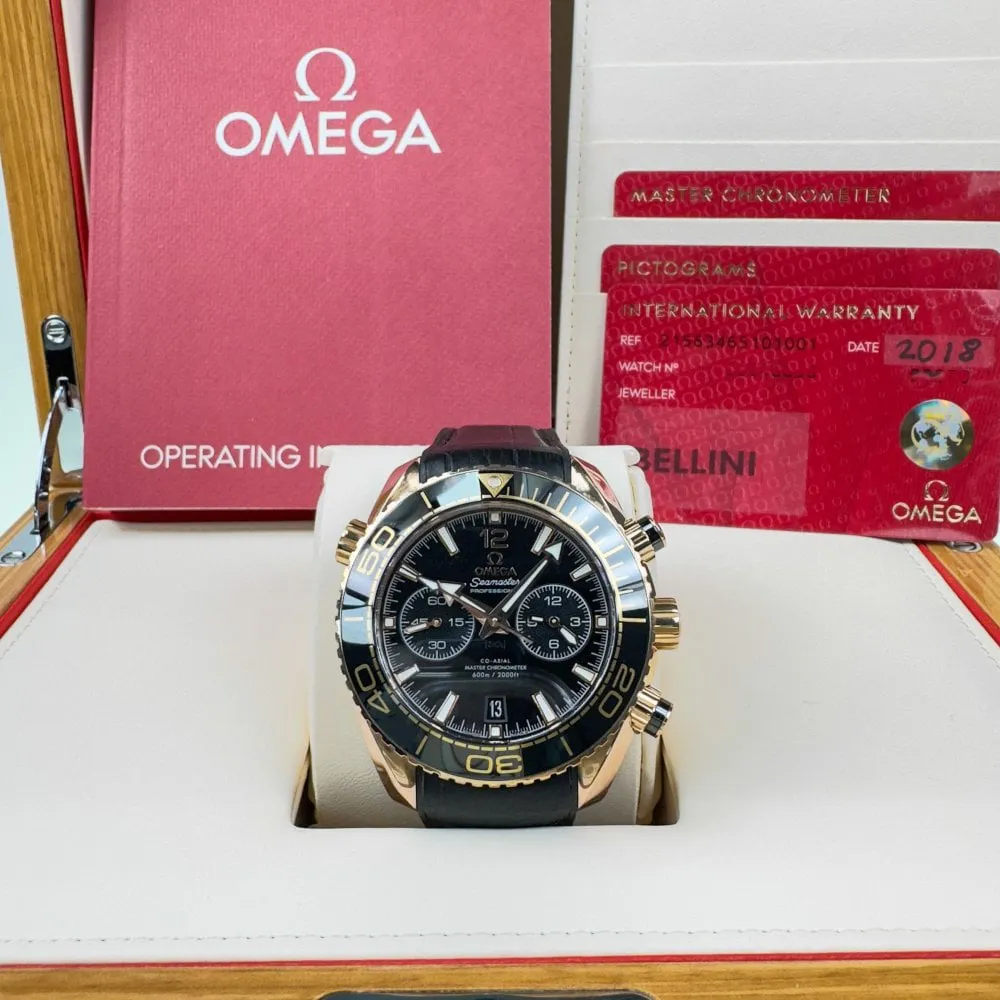 Omega Seamaster Planet Ocean 215.63.46.51.01.001 45.5mm Rose gold Black 2