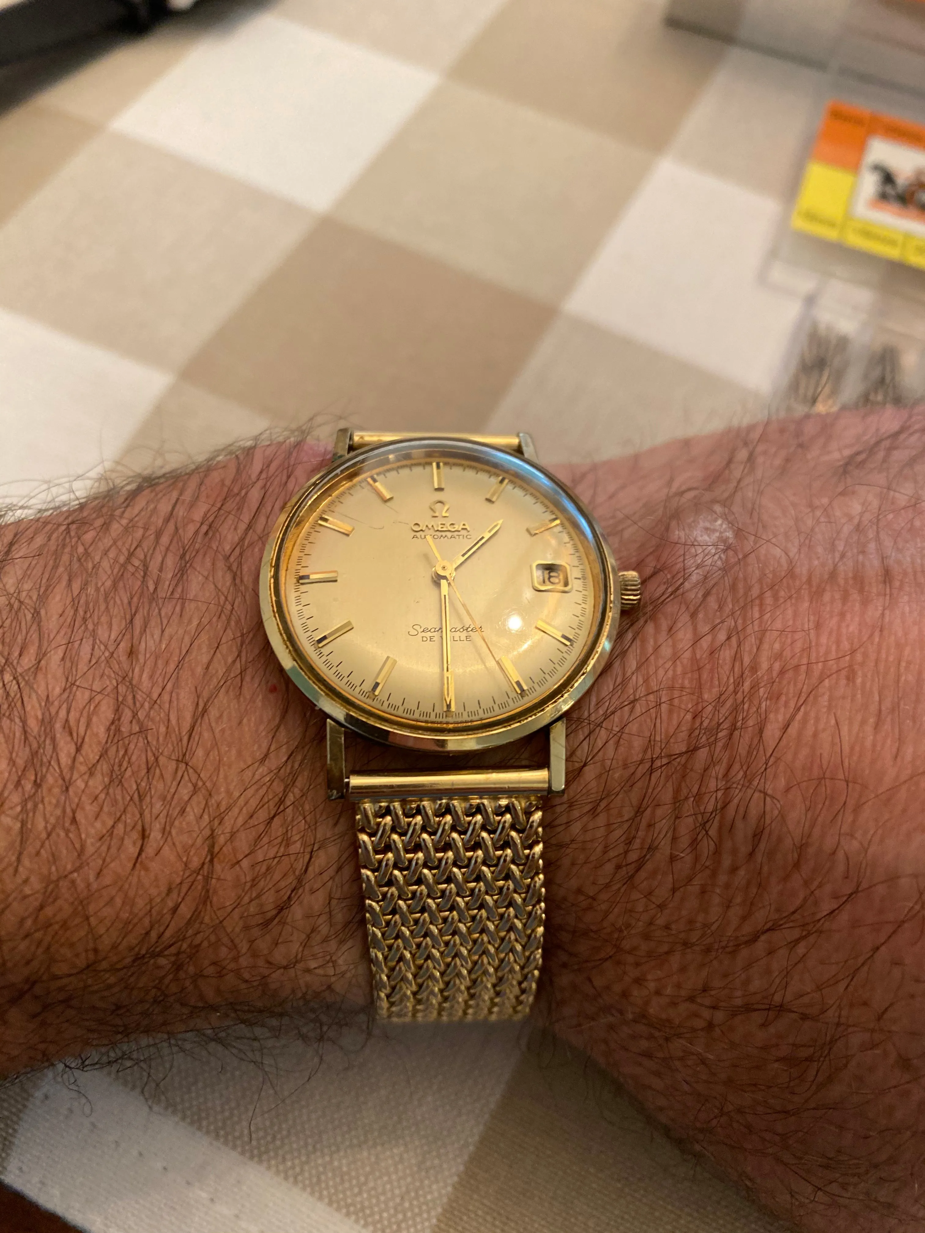 Omega Seamaster 35mm Yellow gold