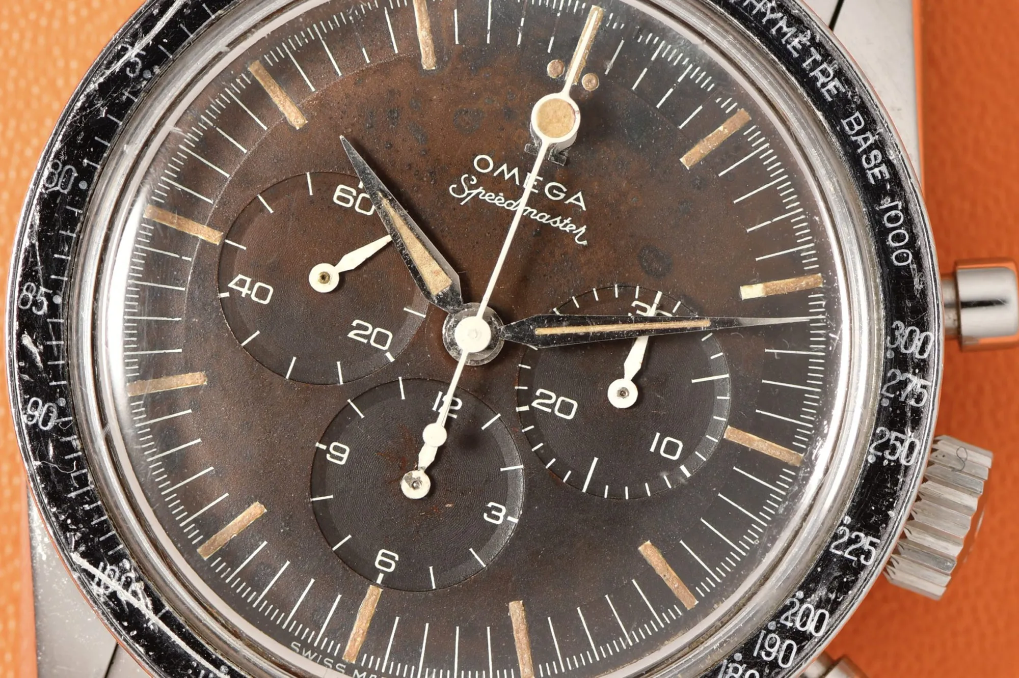 Omega Speedmaster 2998-1 39mm Stainless steel Brown 5