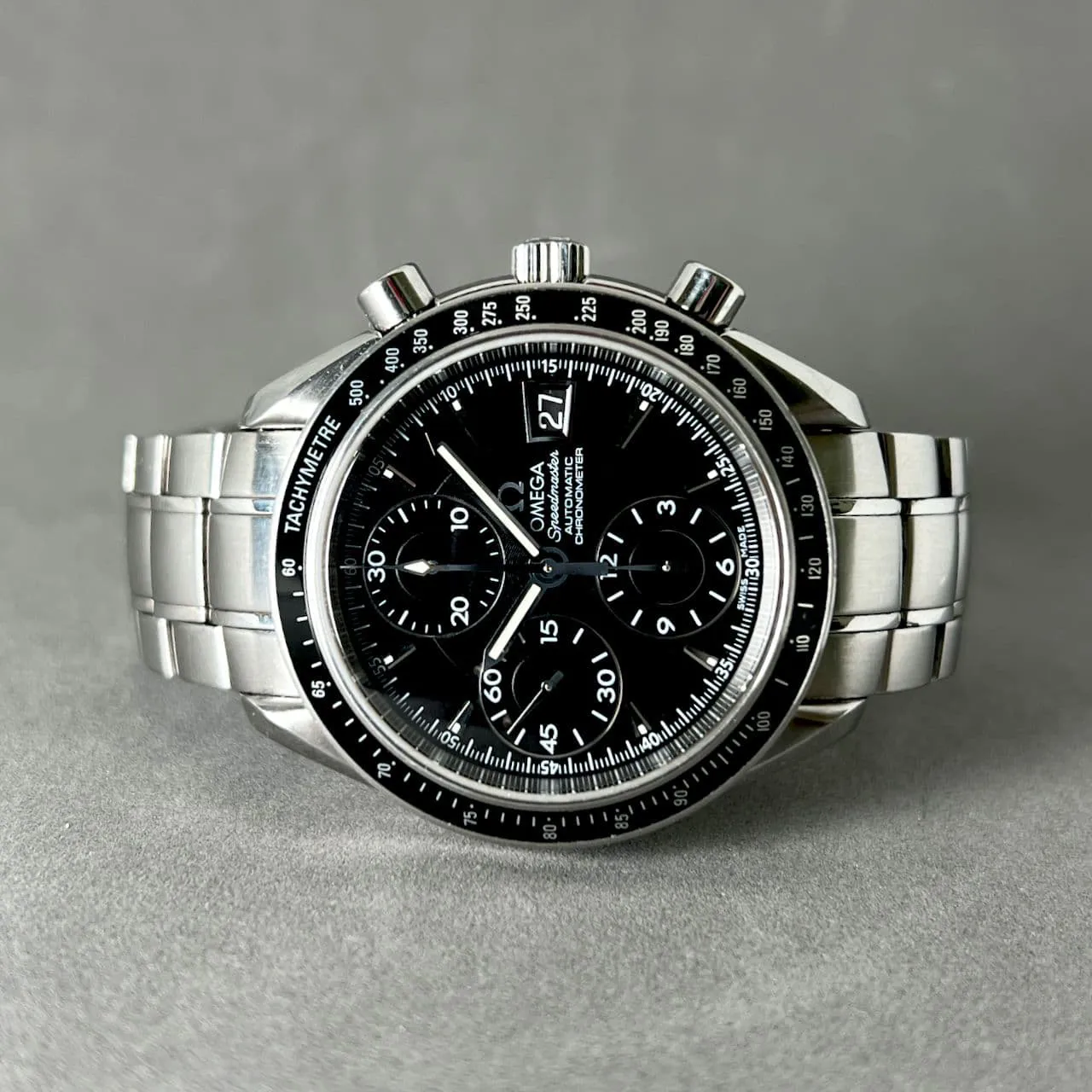 Omega Speedmaster Date 32105000 40mm Stainless steel Black