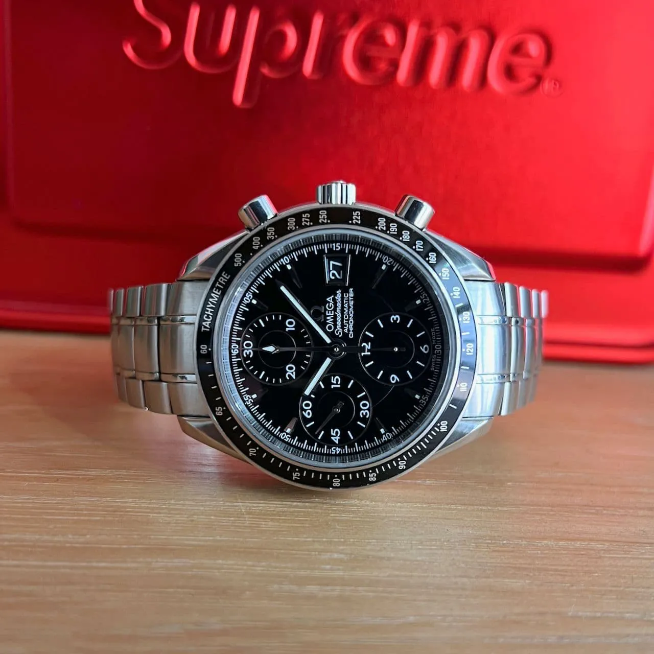 Omega Speedmaster Date 32105000 40mm Stainless steel Black 6