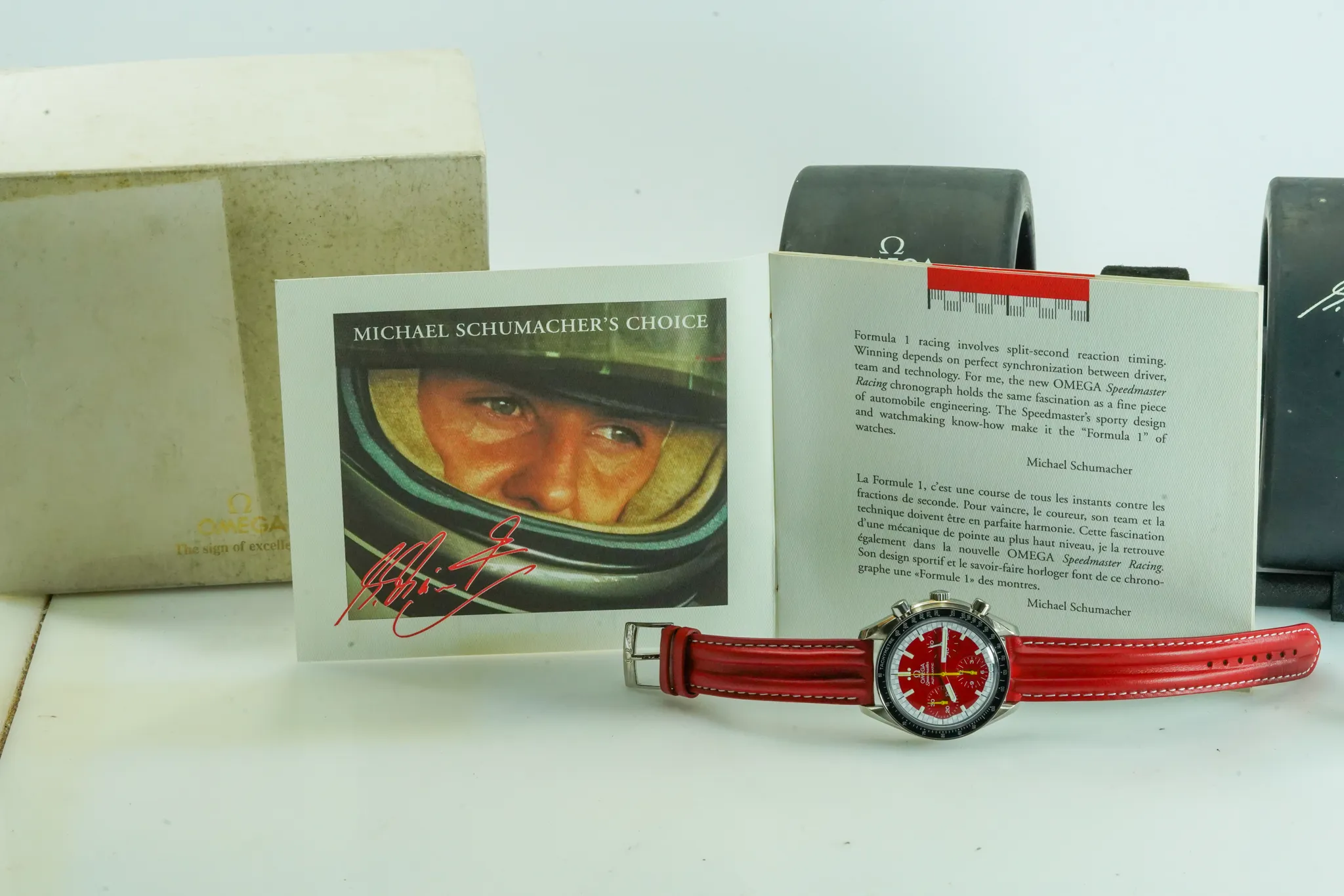 Omega Speedmaster Reduced 3810.61.41 Red 2