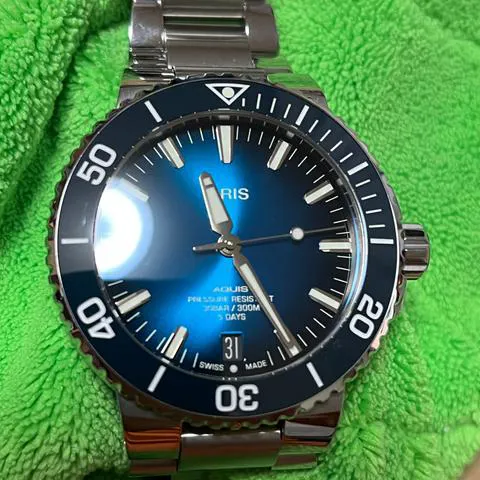 Oris Aquis 01 400 7763 4135-07 8 24 09PEB 43.5mm Stainless steel Blue