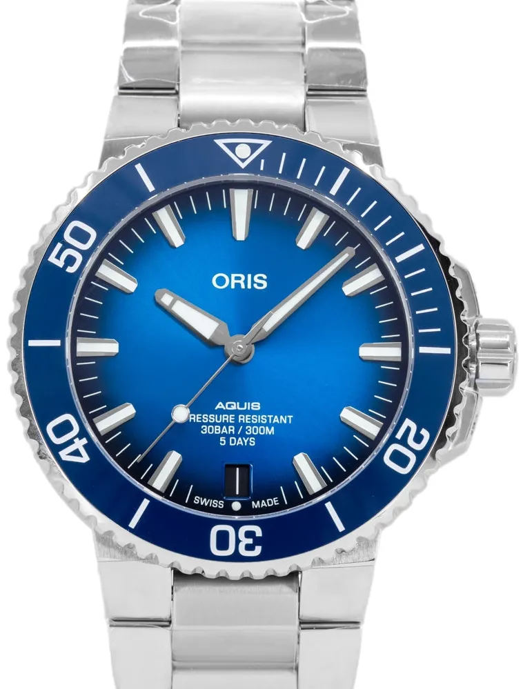 Oris Aquis 01 400 7763 4135-07 8 24 09PEB 43.5mm Stainless steel Blue 2