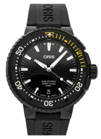 Oris Aquis 01 400 7767 7754-07 426 64BTEB 49mm Titanium Black