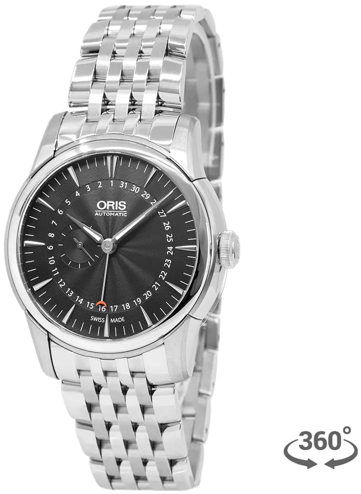 Oris Artelier 01 744 7665 4054-07 8 22 77 42mm Stainless steel Black