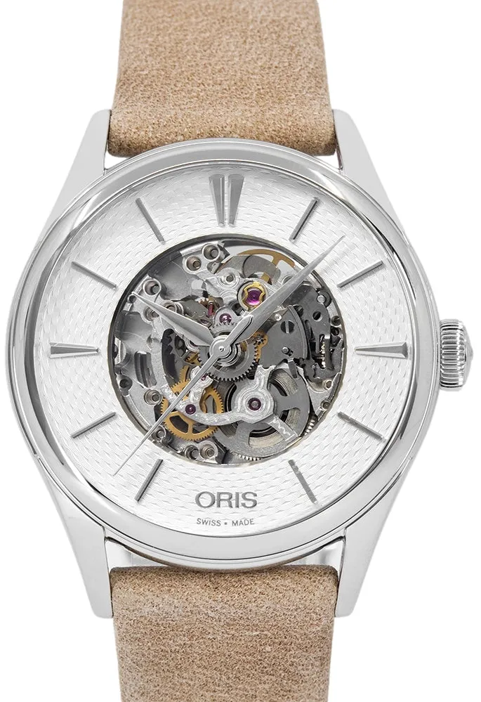 Oris Artelier Skeleton 01 560 7724 4051-07 5 17 33FC 33mm Stainless steel Silver