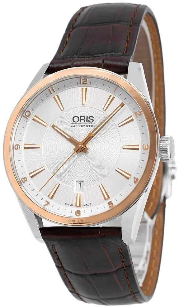 Oris Artix 01 733 7642 6331-07 5 21 80FC 42mm Yellow gold and Stainless steel Silver