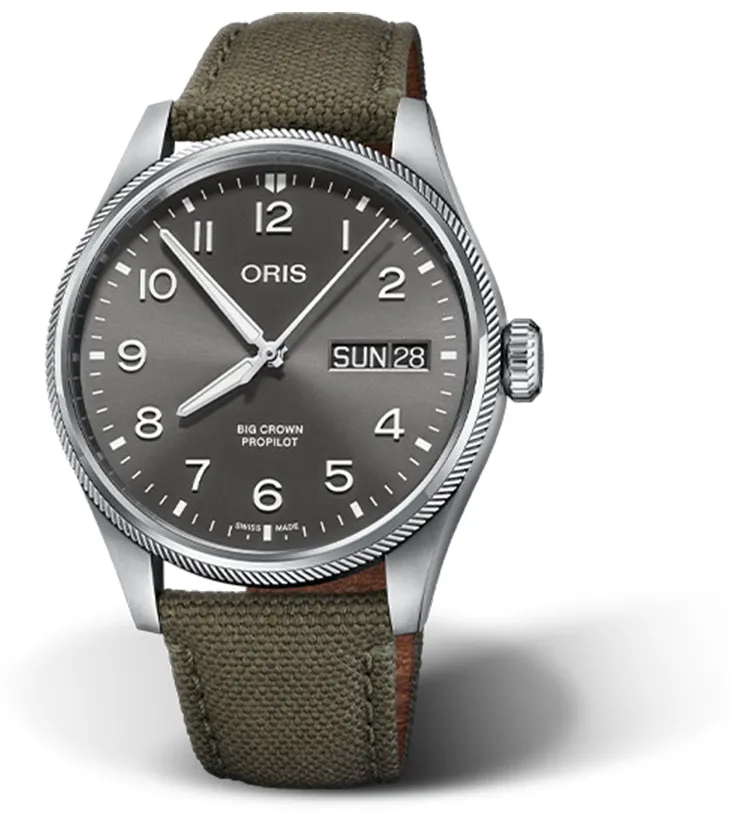 Oris Big Crown 01 752 7760 4063-07 3 22 02LC 44mm Stainless steel Gray