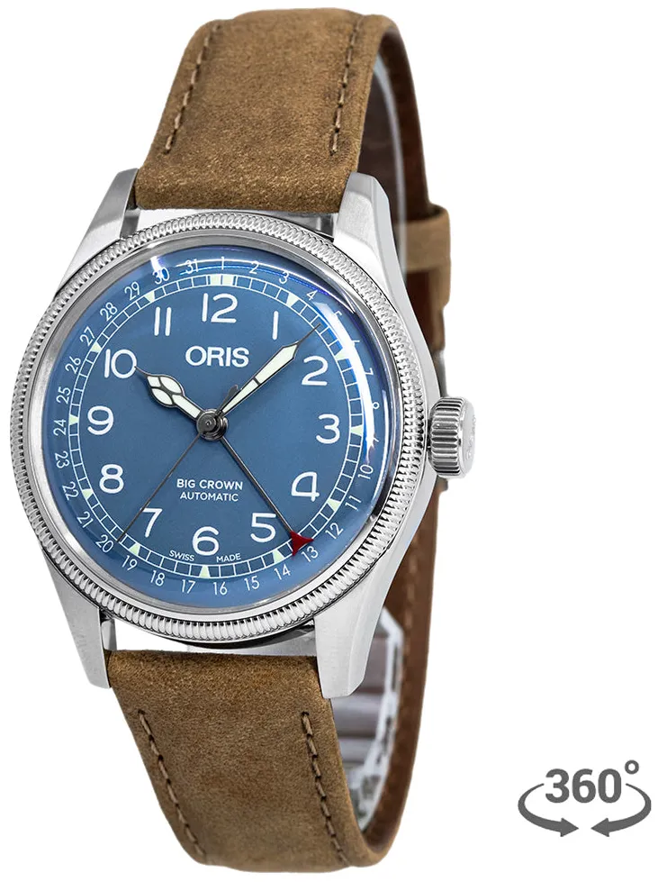 Oris Big Crown Pointer Date 01 754 7741 4065-07 5 20 63 40mm Stainless steel Blue