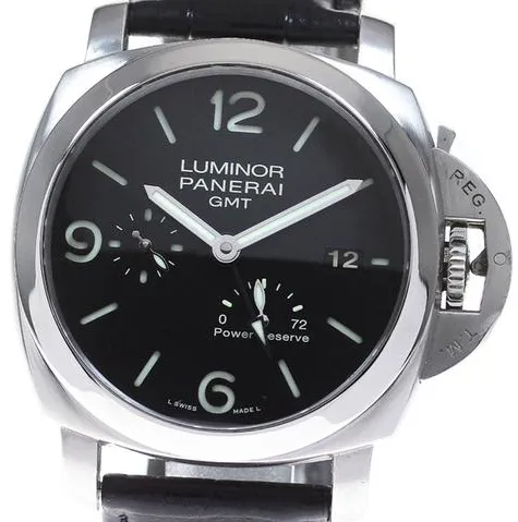 Panerai Luminor 1950 3 Days GMT Power  PAM 00347 45mm Stainless steel Black