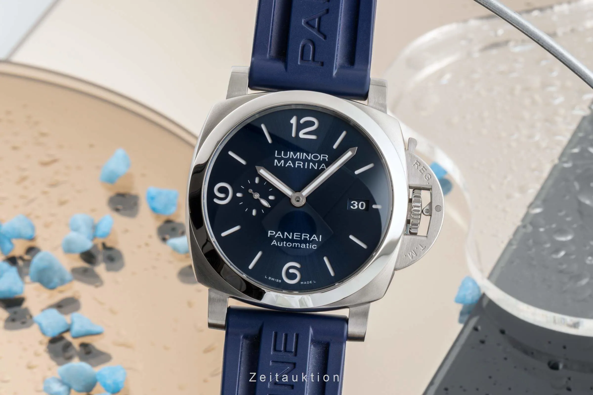 Panerai Luminor 1950 PAM01313 44mm Stainless steel Blue