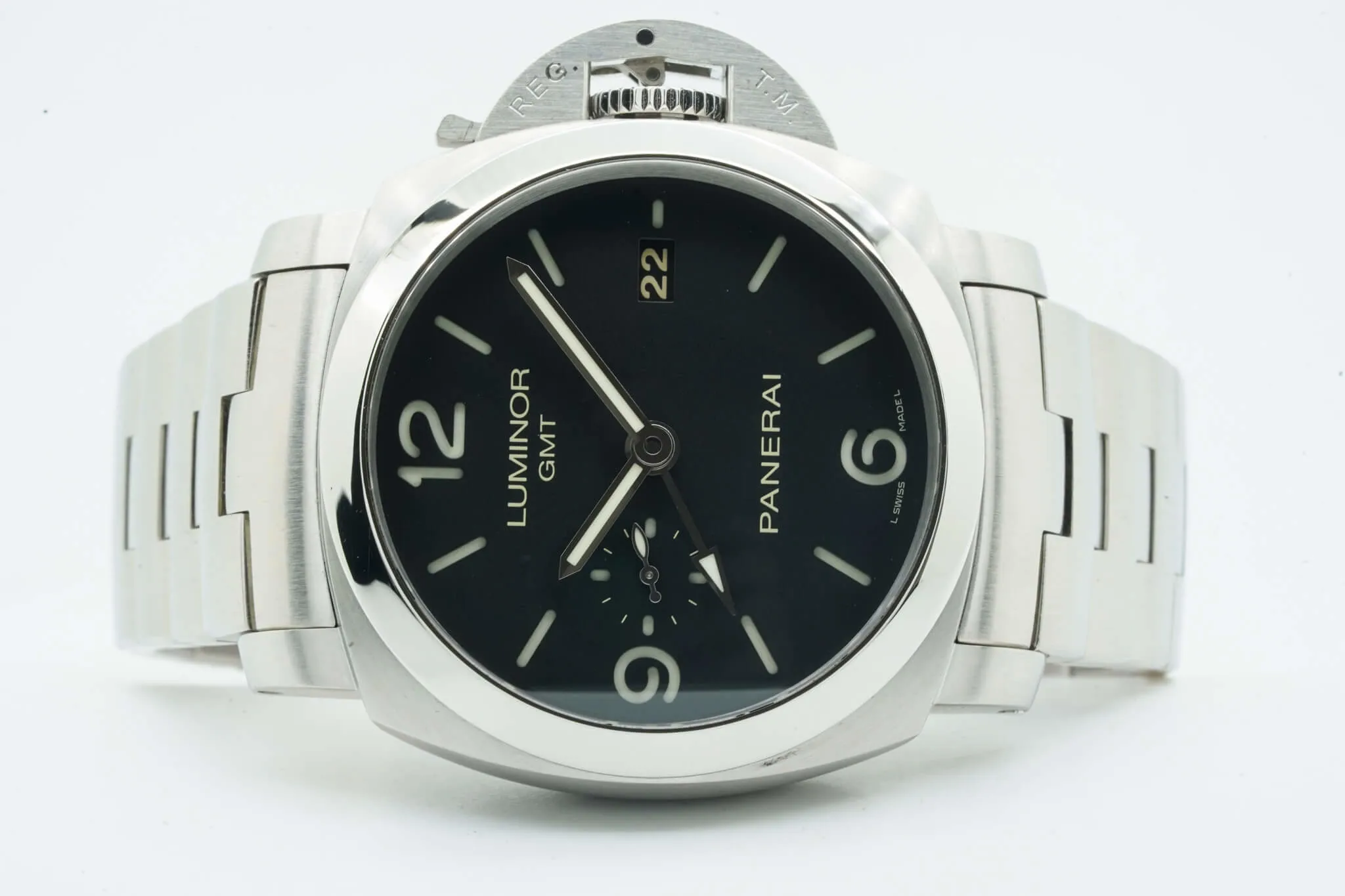 Panerai Luminor 1950 3 Days GMT Automa PAM 00329 44mm Black