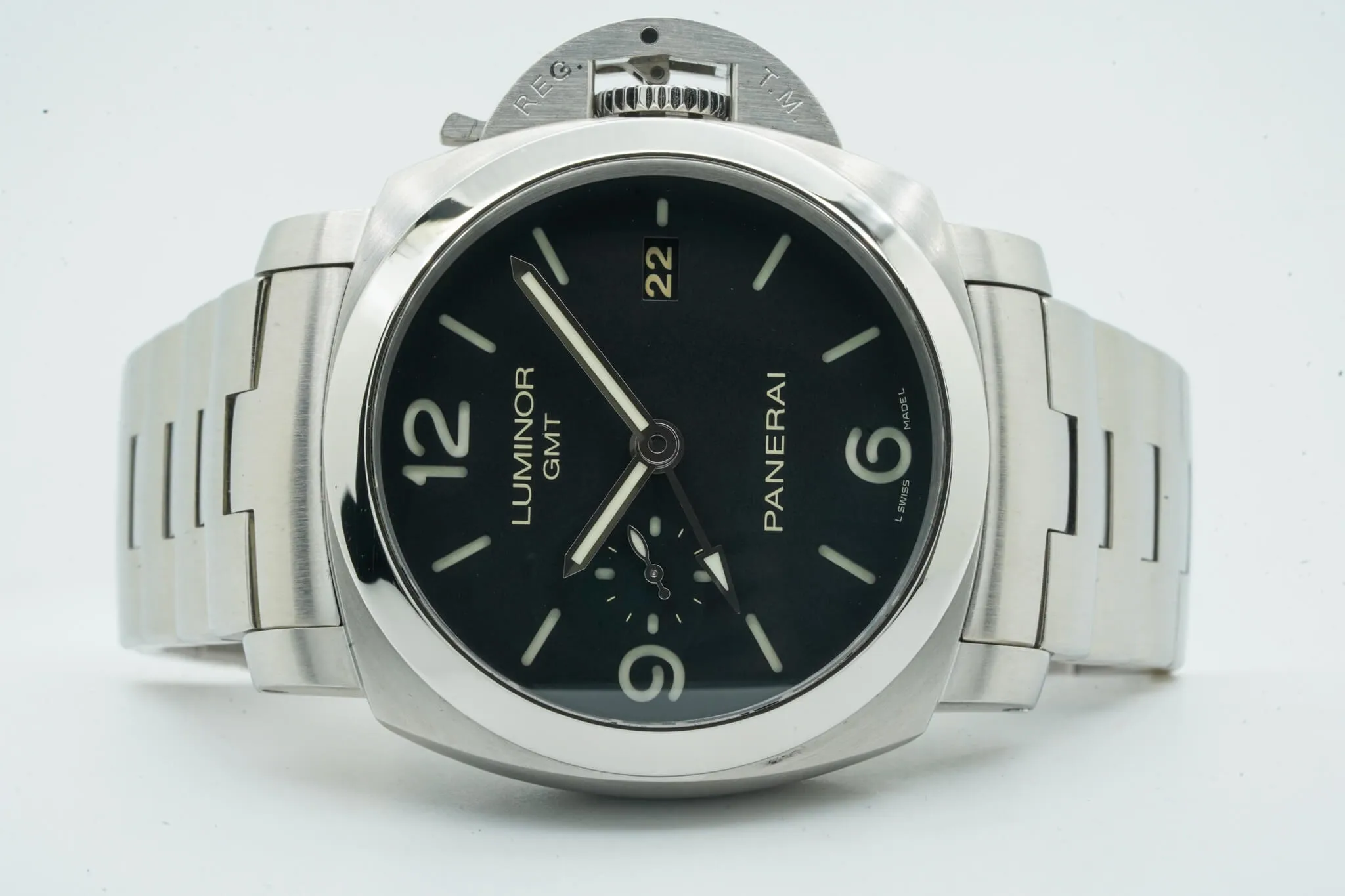 Panerai Luminor 1950 3 Days GMT Automa PAM 00329 44mm Black 13