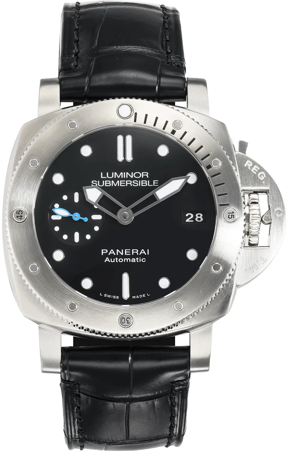 Panerai Submersible PAM 00682 42mm Stainless steel Black