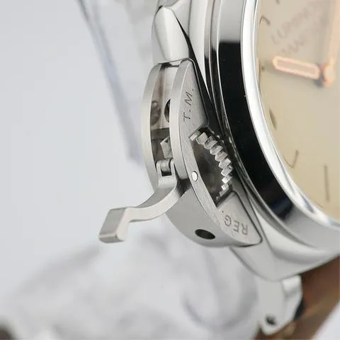 Panerai Luminor 1950 PAM01075 47mm Stainless steel Beige 8