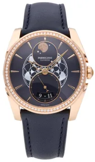 Parmigiani Fleurier Tonda Métropolitaine PFC283-1062500-XC2521 33.5mm 18k rose gold Blue