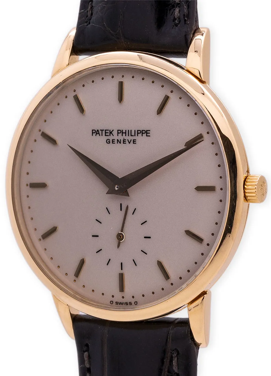 Patek Philippe Calatrava 3893J 32mm 18K YG Cream 1