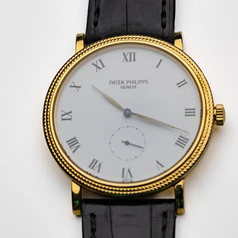 Patek Philippe Calatrava 3919J 33mm Yellow gold White 1