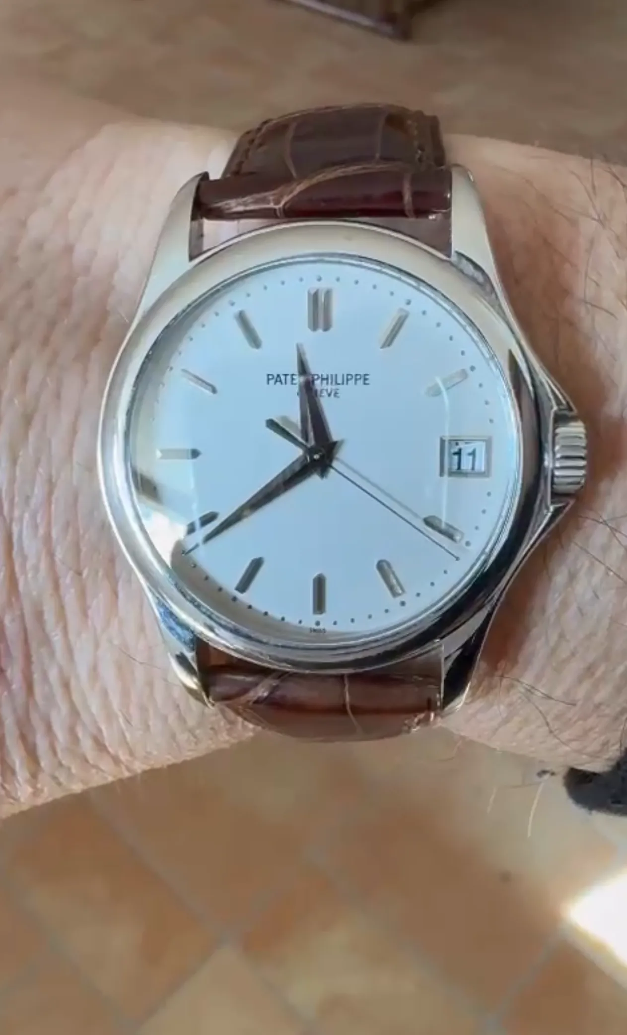 Patek Philippe Calatrava 5127G-001 37mm Silver