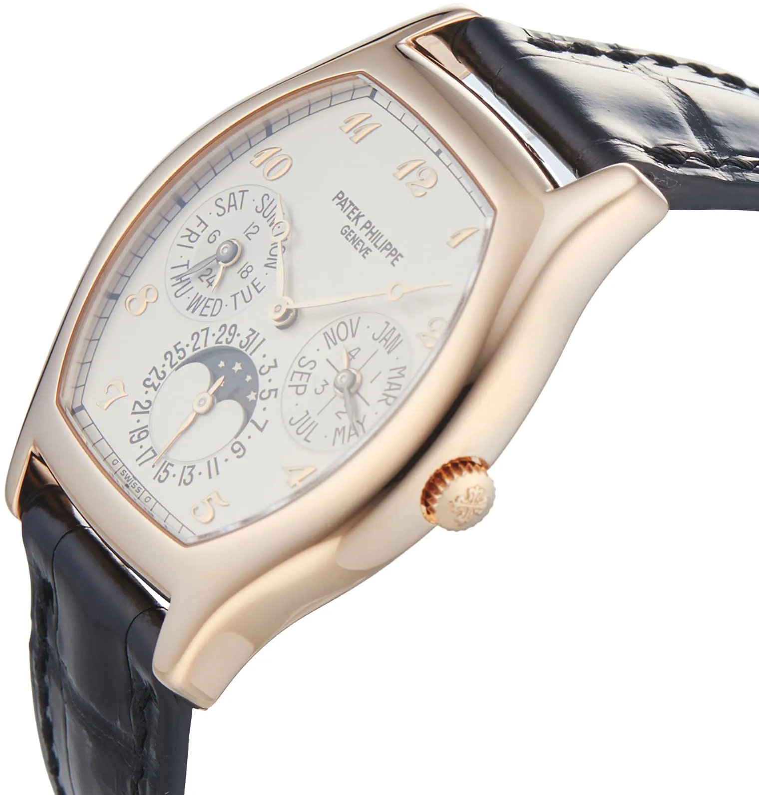 Patek Philippe Perpetual Calendar 5040R-017 36mm Rose gold Silver 1