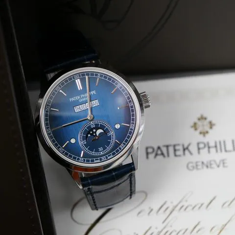 Patek Philippe Perpetual Calendar 5236P-001 41.5mm Platinum Blue 2