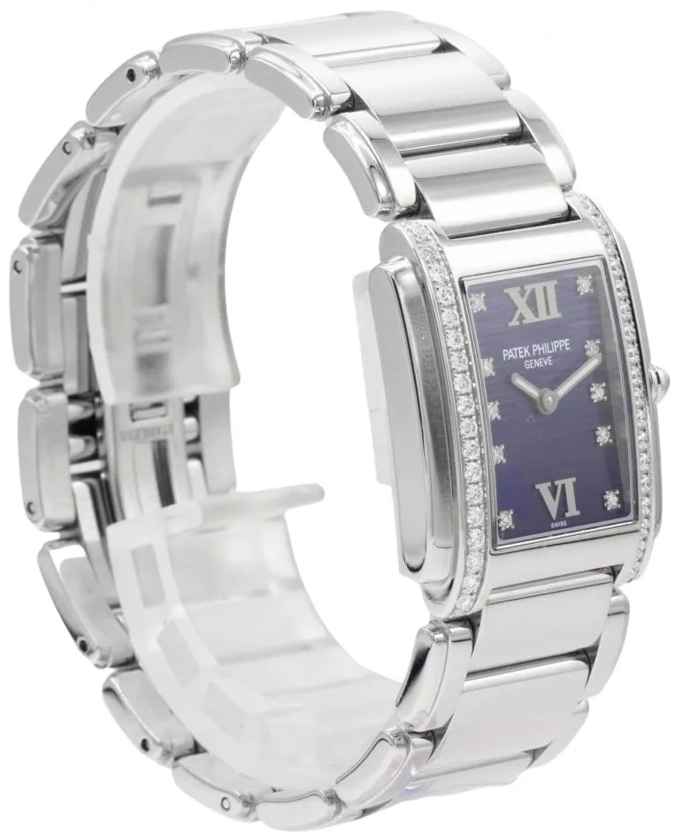 Patek Philippe Twenty~4 4910/10A 30mm Stainless steel Blue 6