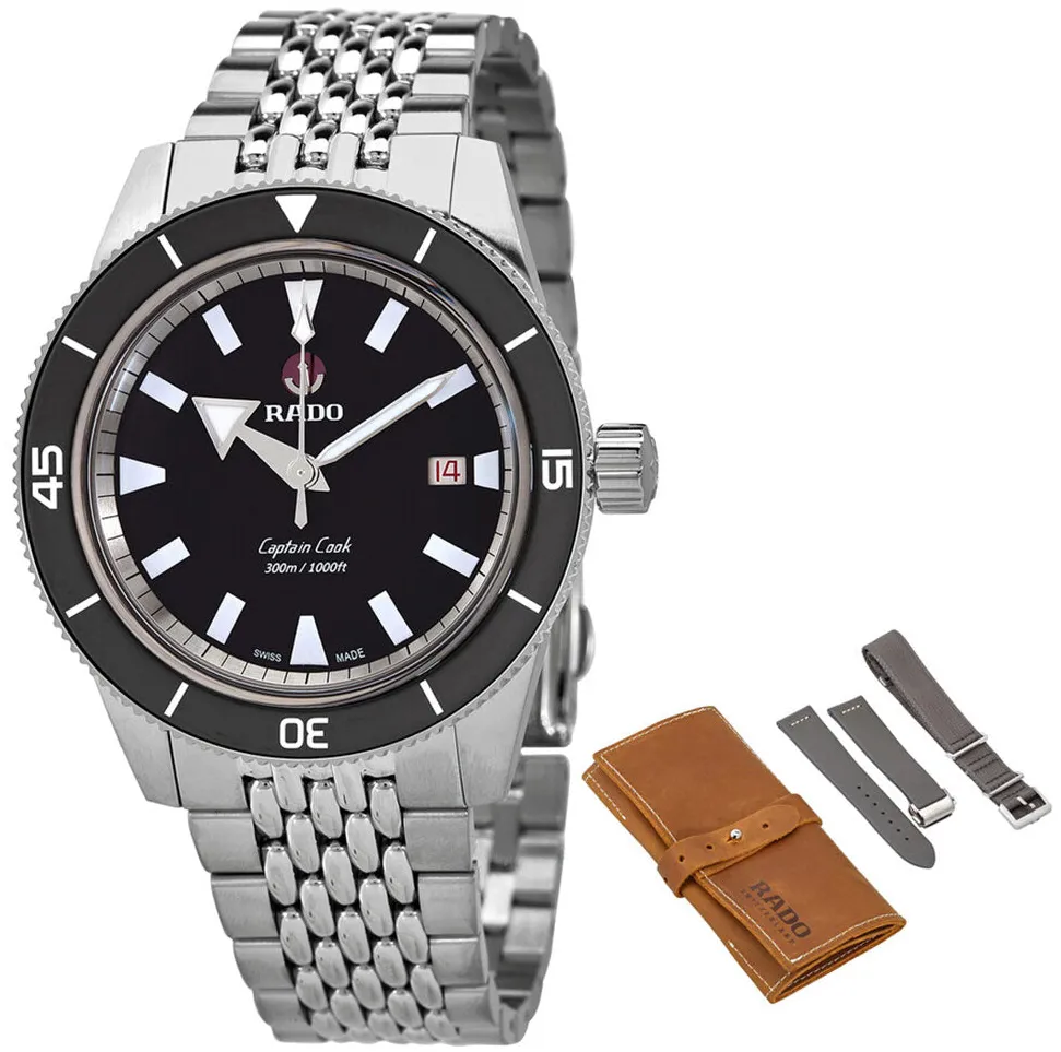 Rado Captain Cook R32105103 42mm Stainless steel Gray