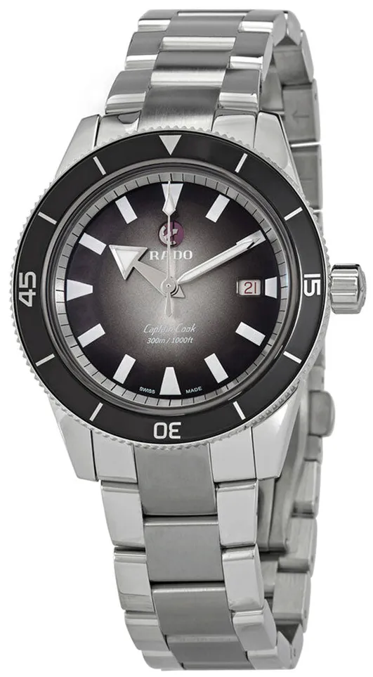 Rado Captain Cook R32105153 42mm Stainless steel Black