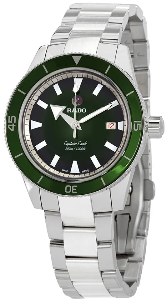 Rado Captain Cook R32105313 42mm Stainless steel Green