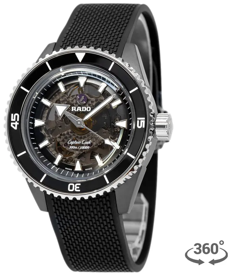 Rado Captain Cook R32127156 43mm Ceramic Black