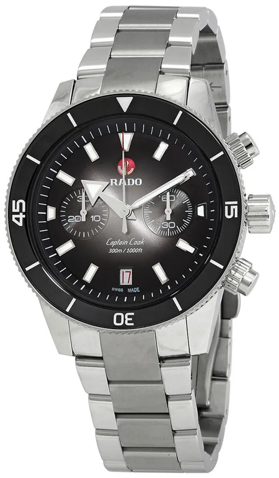 Rado Captain Cook R32145158 43mm Stainless steel Black