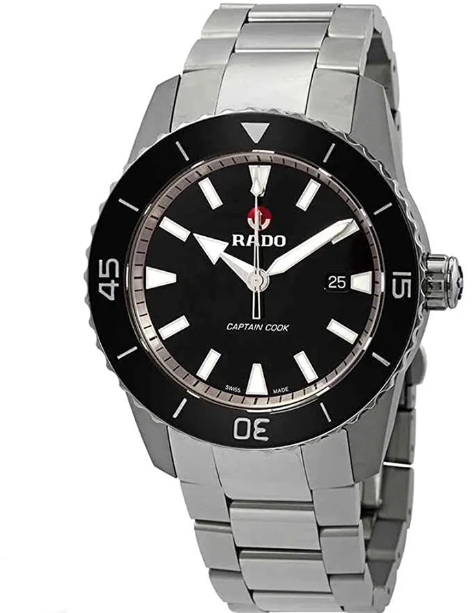 Rado Captain Cook R32501153 45mm Carbon fiber Black