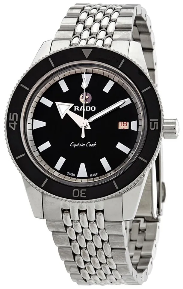 Rado Captain Cook R32505153 42mm Stainless steel Black