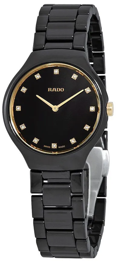 Rado True Thinline R27742722 30mm Ceramic Gold