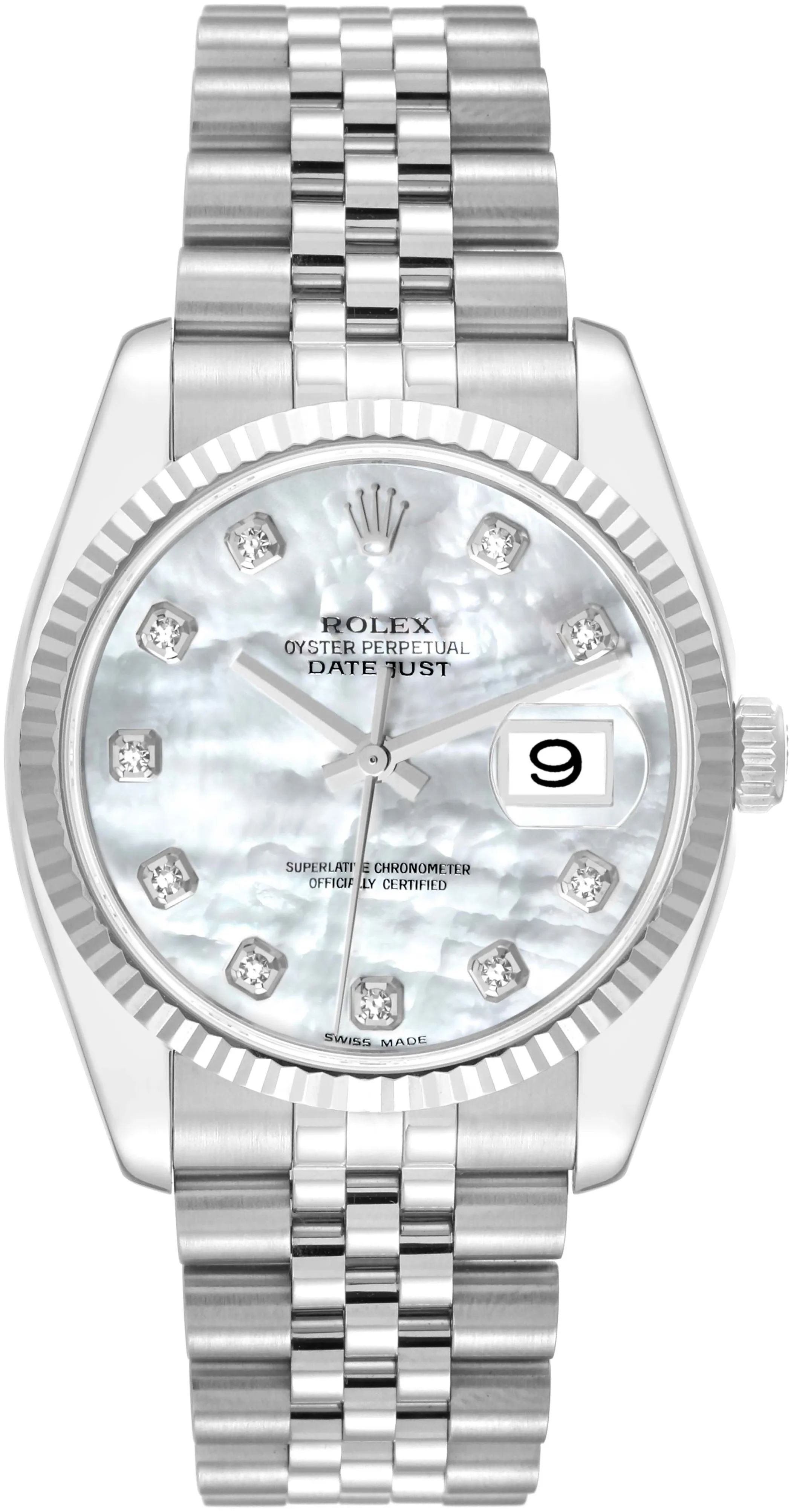 Rolex Datejust 36 116234 36mm Stainless steel Mother-of-pearl