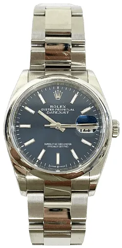 Rolex Datejust 36 126200-0006 36mm Oystersteel Blue