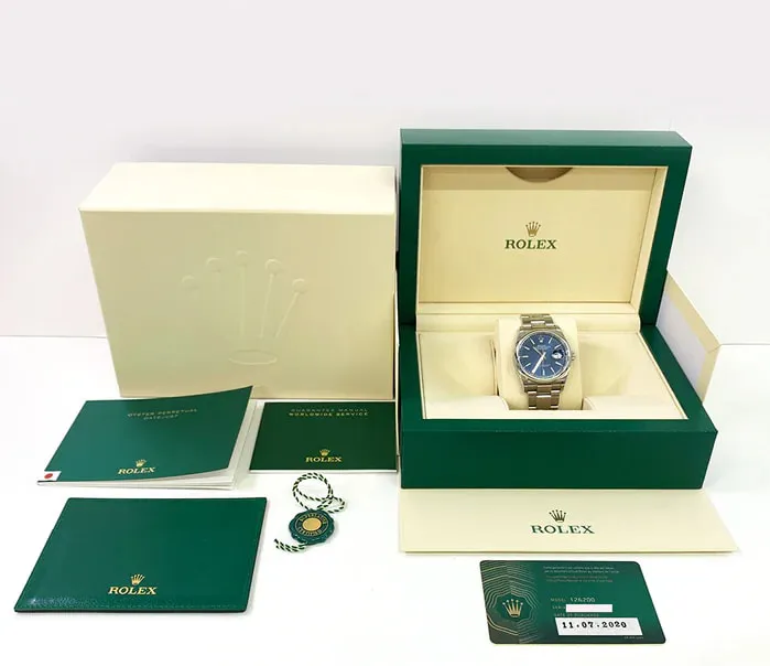 Rolex Datejust 36 126200-0006 36mm Oystersteel Blue 5