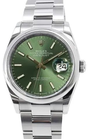 Rolex Datejust 36 126200 36mm Stainless steel Green