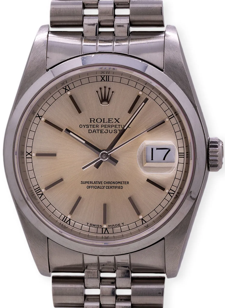 Rolex Datejust 36 16200 36mm Stainless steel Silver