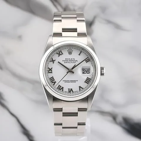 Rolex Datejust 36 16200 36mm Stainless steel White 2