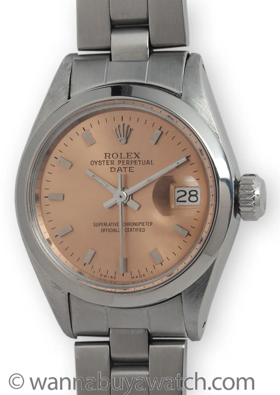 Rolex Datejust 6916 27mm Salmon