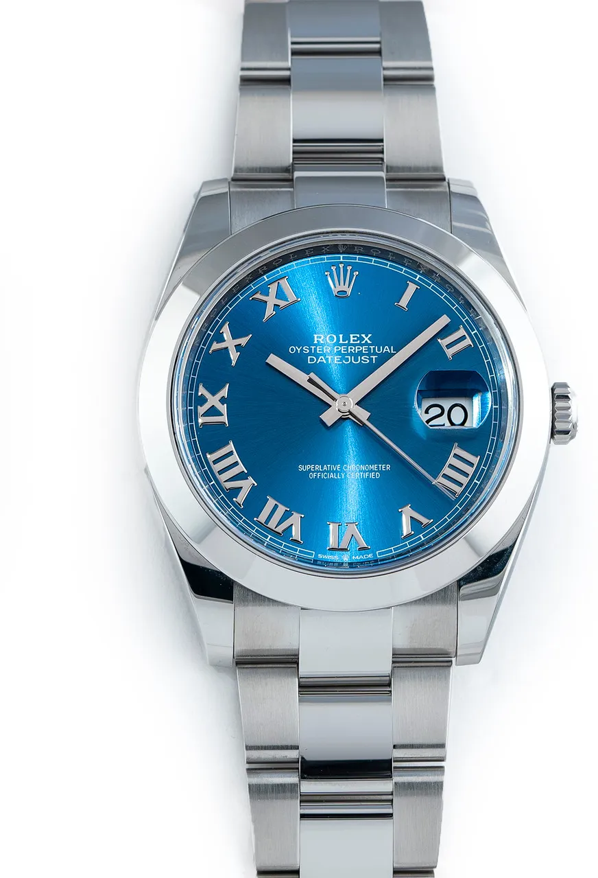 Rolex Datejust 41mm Stainless steel Blue