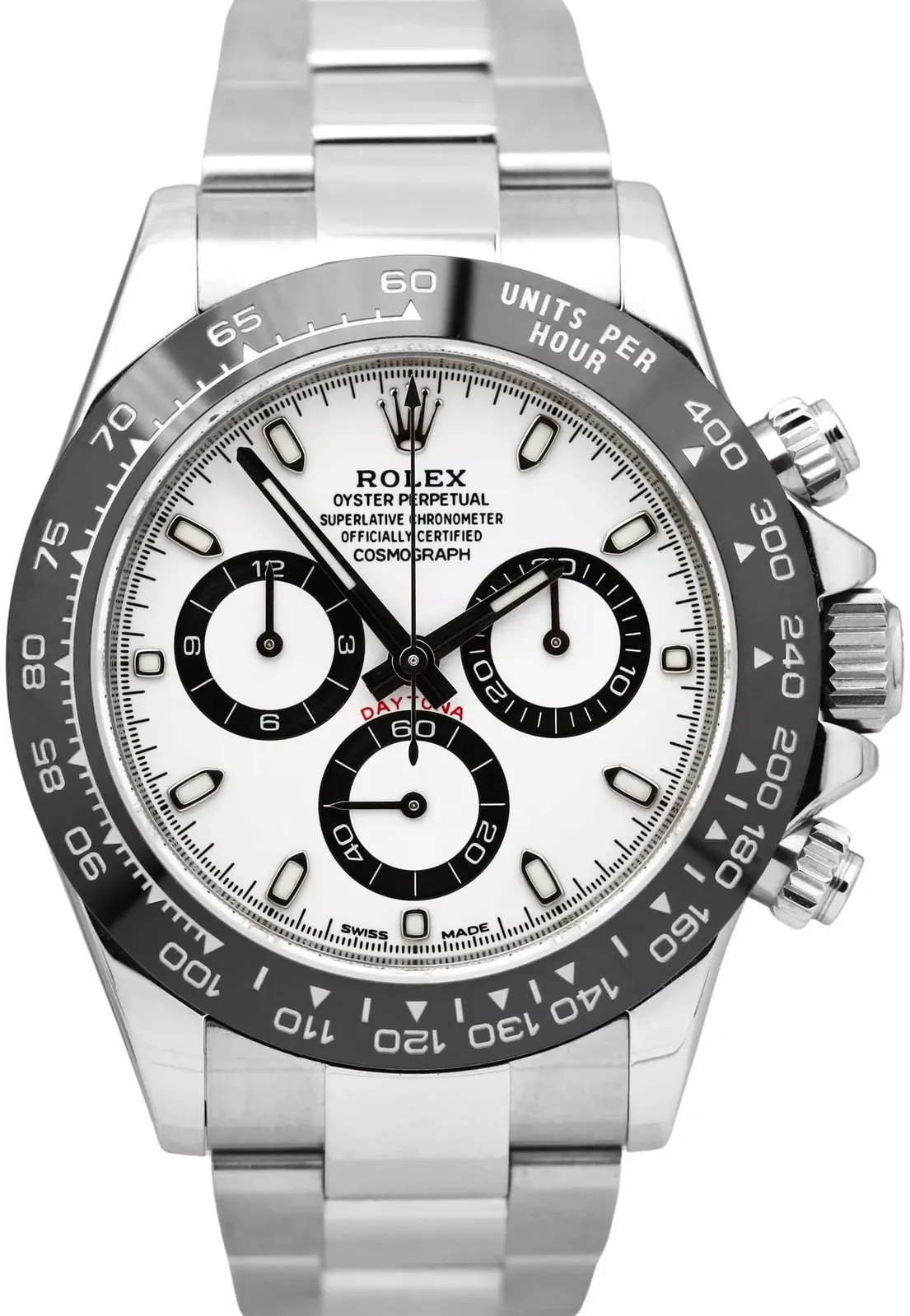 Rolex Daytona 116500LN-0001 40mm Stainless steel White